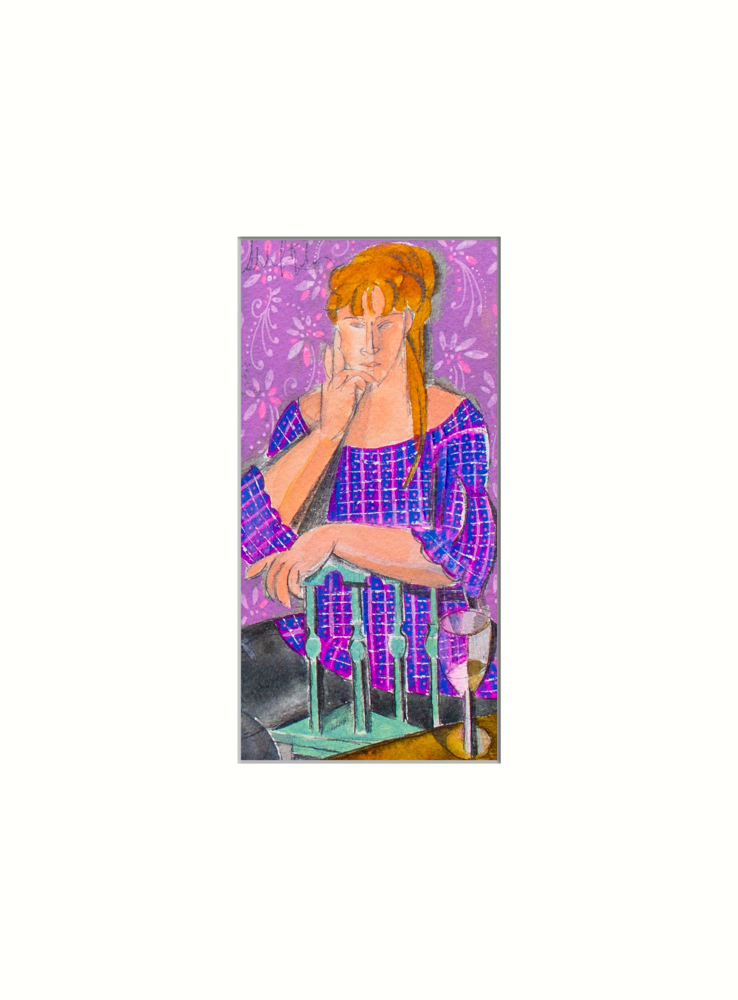 "Mujer posando I"