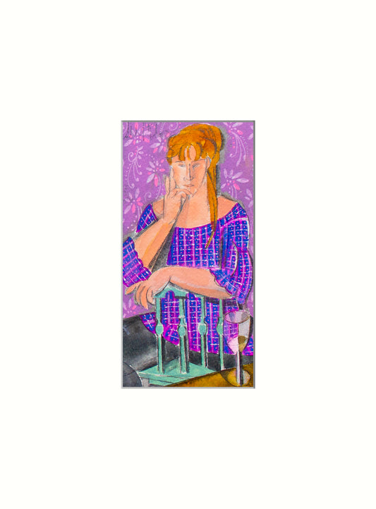 "Mujer posando I"