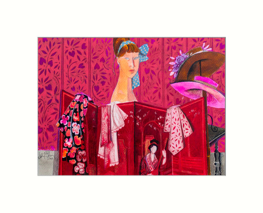"Pensamientos en el vestido"